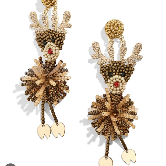 BaubleBar Jewelry - Baublebar reindeer earrings. Never worn.